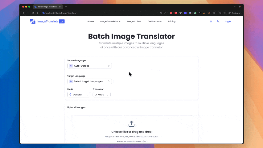 Batch Image Translator
